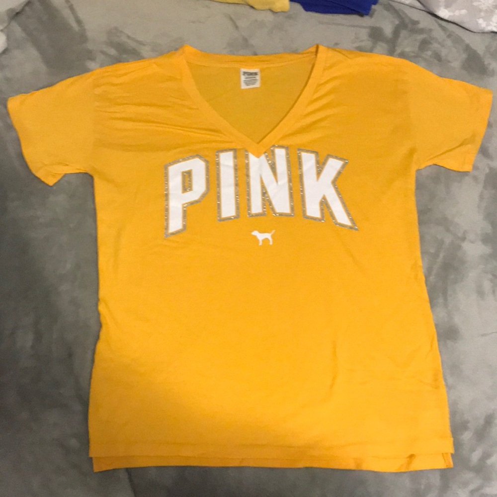 PINK yellow t-shirt